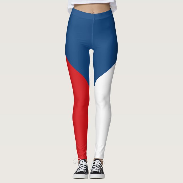 Legging Bandeira da República Tcheca (Frente)