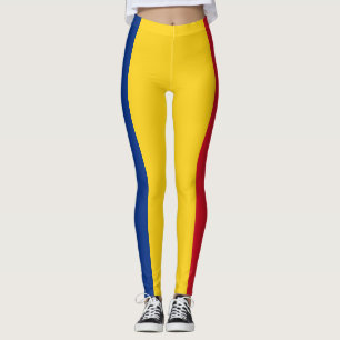 Legging Bandeira da Romênia