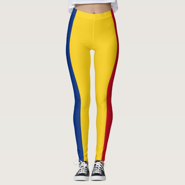 Legging Bandeira da Romênia (Frente)