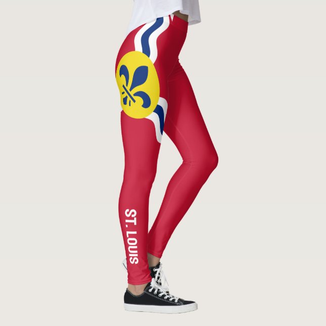 Legging Bandeira da Rua Louis, Missouri (Direita)