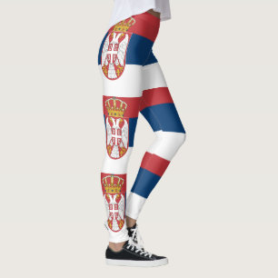 Legging Bandeira da Sérvia