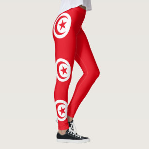 Legging Bandeira da Tunísia