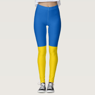 Legging Bandeira da Ucrânia