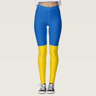 Legging Bandeira da Ucrânia