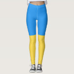 Legging Bandeira da Ucrânia<br><div class="desc">Bandeira da Ucrânia,  apoio à luta azul e amarela da Ucrânia</div>