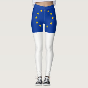 Legging Bandeira da União Europeia de E. -