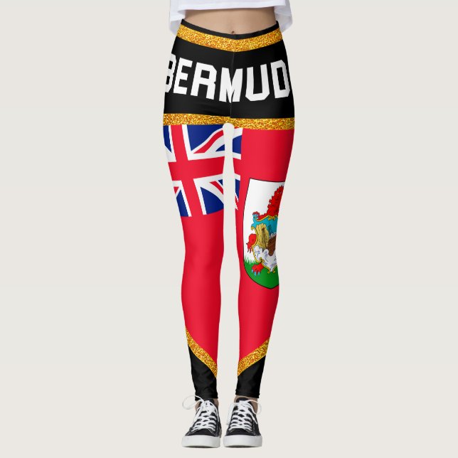 Legging Bandeira das Bermudas (Frente)