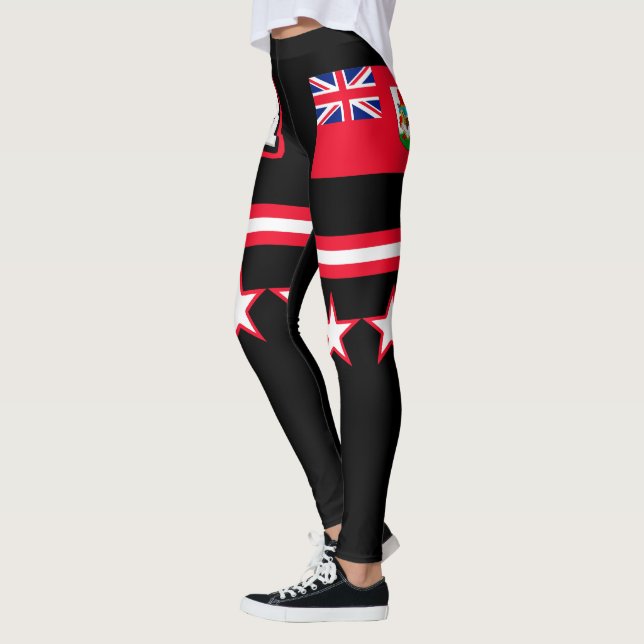 Legging Bandeira das Bermudas (Esquerda)