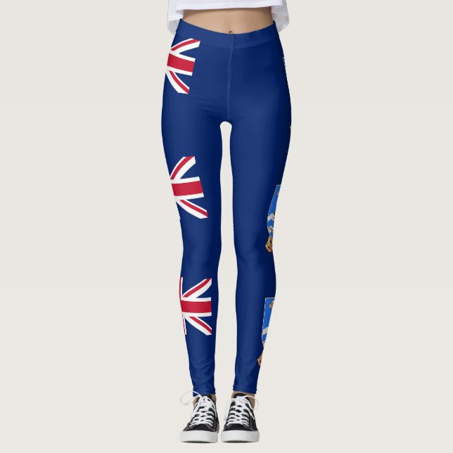 Legging Bandeira das Ilhas Falkland (Frente)