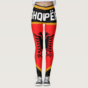 Legging Bandeira de Albânia