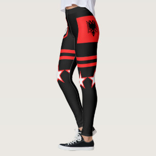 Legging Bandeira de Albânia