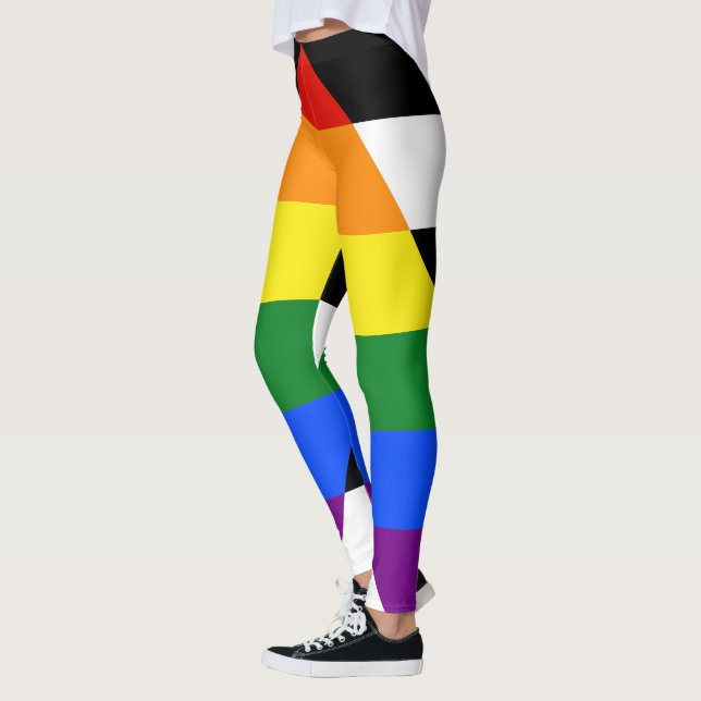 Legging Bandeira de aliado straight da SlipperyJoe's arco- (Esquerda)