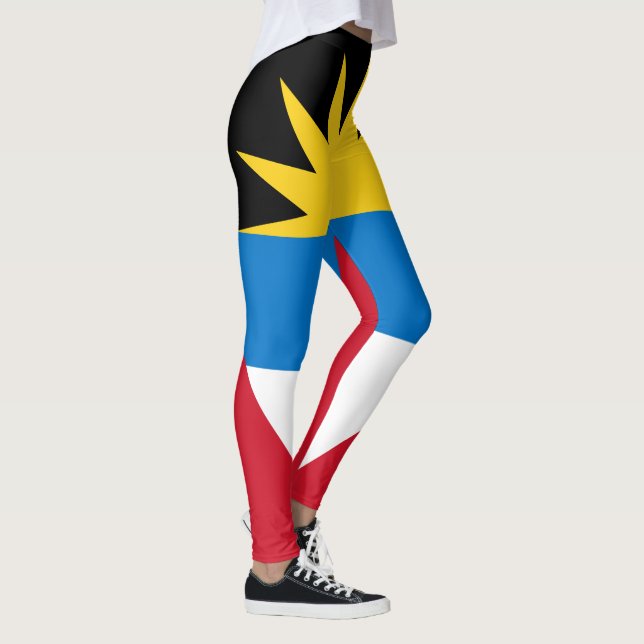 Legging Bandeira de Antígua e Barbuda Patriótica (Direita)