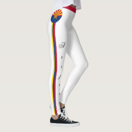 Legging Bandeira de arizona e Arizona, moda dos EUA, viage
