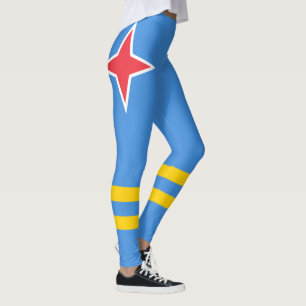 Legging Bandeira de Aruba Patriótica