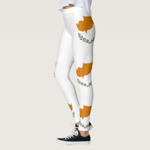 Legging Bandeira de Chipre