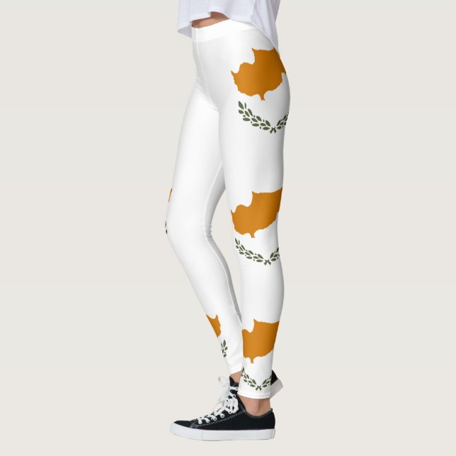 Legging Bandeira de Chipre (Esquerda)