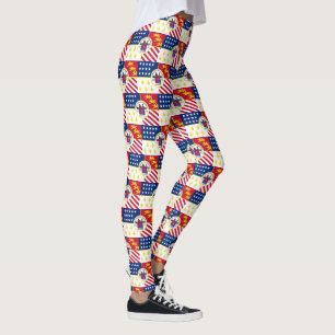 Legging Bandeira de Detroit, Michigan