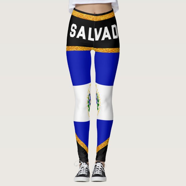 Legging Bandeira de El Salvador (Frente)
