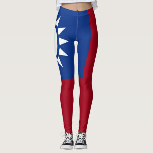 Legging Bandeira de Formosa a República da China
