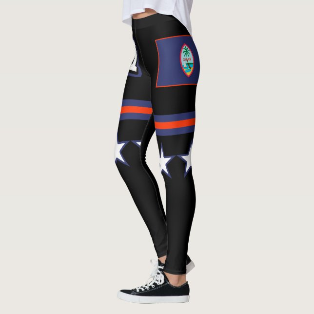 Legging Bandeira de Guam (Esquerda)