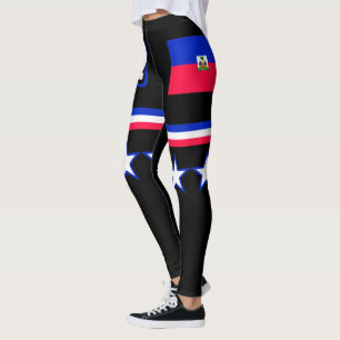 Legging Bandeira de Haiti