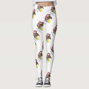 Legging Bandeira de Illinois