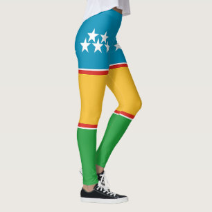 Legging Bandeira de Karakalpakstan