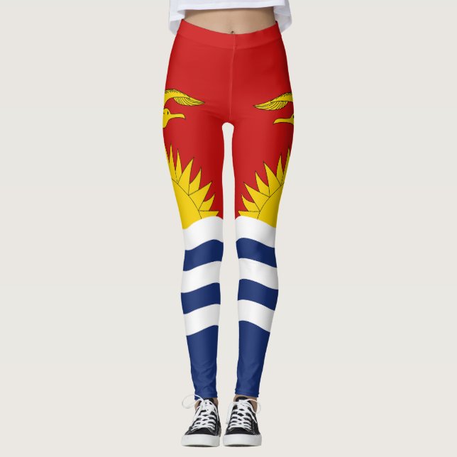 Legging Bandeira de Kiribati (Frente)