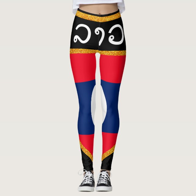 Legging Bandeira de Laos (Frente)