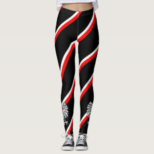 Legging Bandeira de listras poloneses