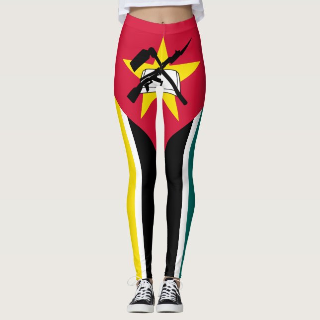 Legging Bandeira de Moçambique (Frente)