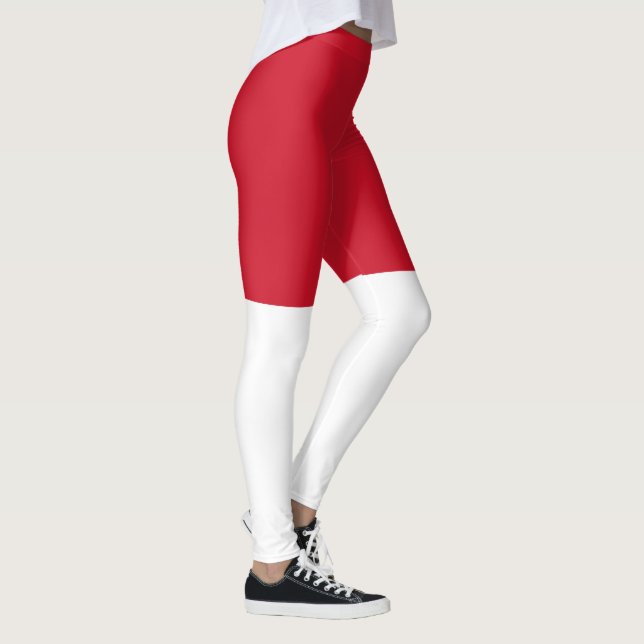 Legging Bandeira de Mônaco (Direita)