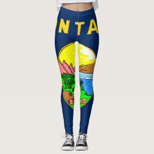 Legging bandeira de Montana