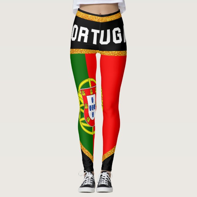 Legging Bandeira de Portugal (Frente)
