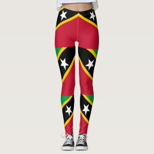 Legging Bandeira de São Cristóvão e Nevis