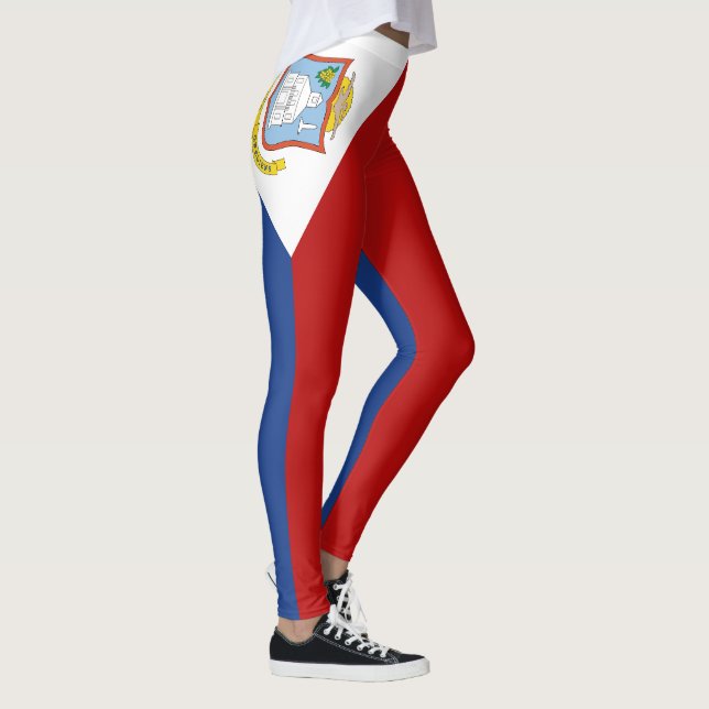 Legging Bandeira de Sint Maarten (Direita)