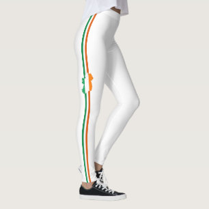 Legging Bandeira de stripe irlandesa
