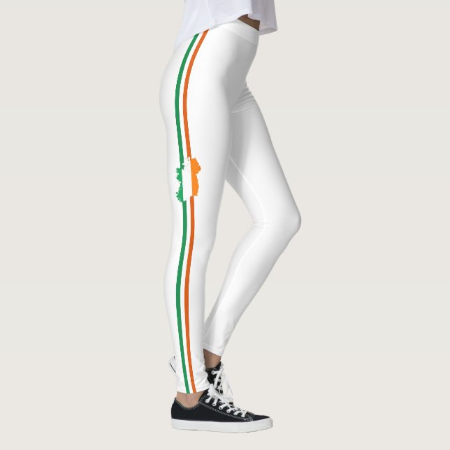 Legging Bandeira de stripe irlandesa (Direita)