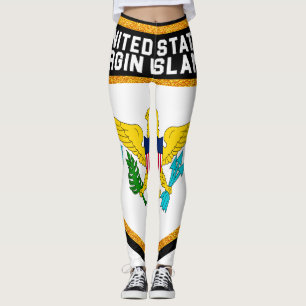 Legging Bandeira de United States Virgin Islands