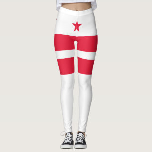 Legging Bandeira de Washington D.C. (distrito de Columbia)