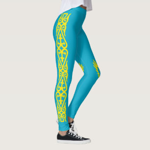 Legging Bandeira do Cazaquistão