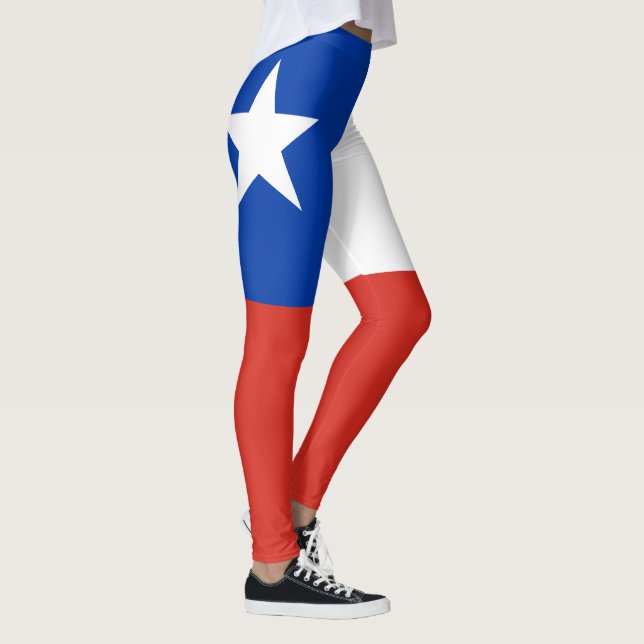Legging Bandeira do Chile (Direita)
