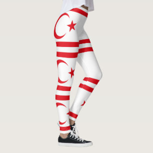 Legging Bandeira do Chipre do Norte