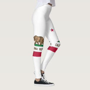 Legging Bandeira do Estado da República da Califórnia