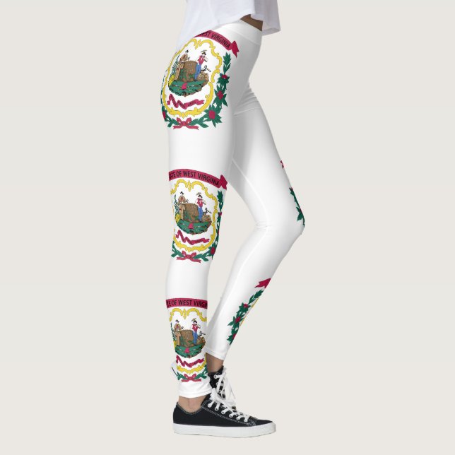Legging Bandeira do Estado da Virgínia Ocidental (Direita)
