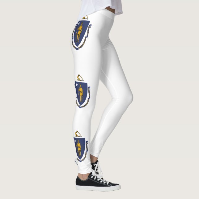 Legging Bandeira do Estado de Massachusetts (Direita)