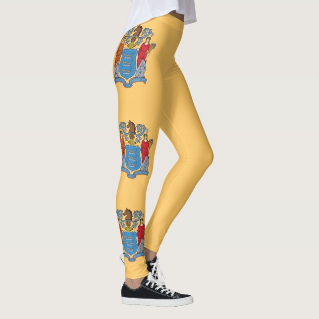Legging Bandeira do Estado de Nova Jersey (Direita)