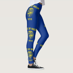 Legging Bandeira do Estado de Oregon