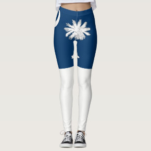 Legging Bandeira do estado de South Carolina